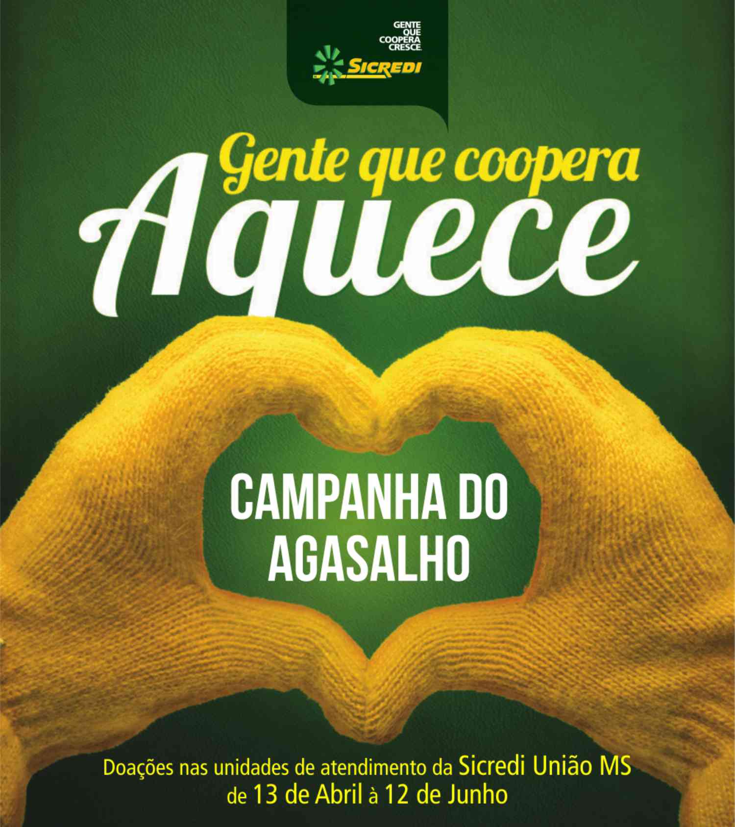 Campanha Do Agasalho Sicredi Uni O Ms To